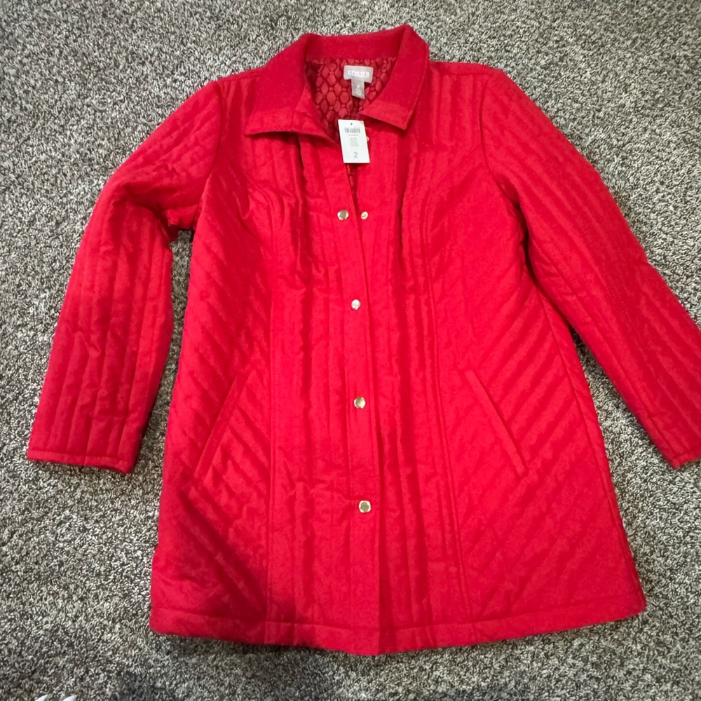 New with tags- Chico’s quilted jacket